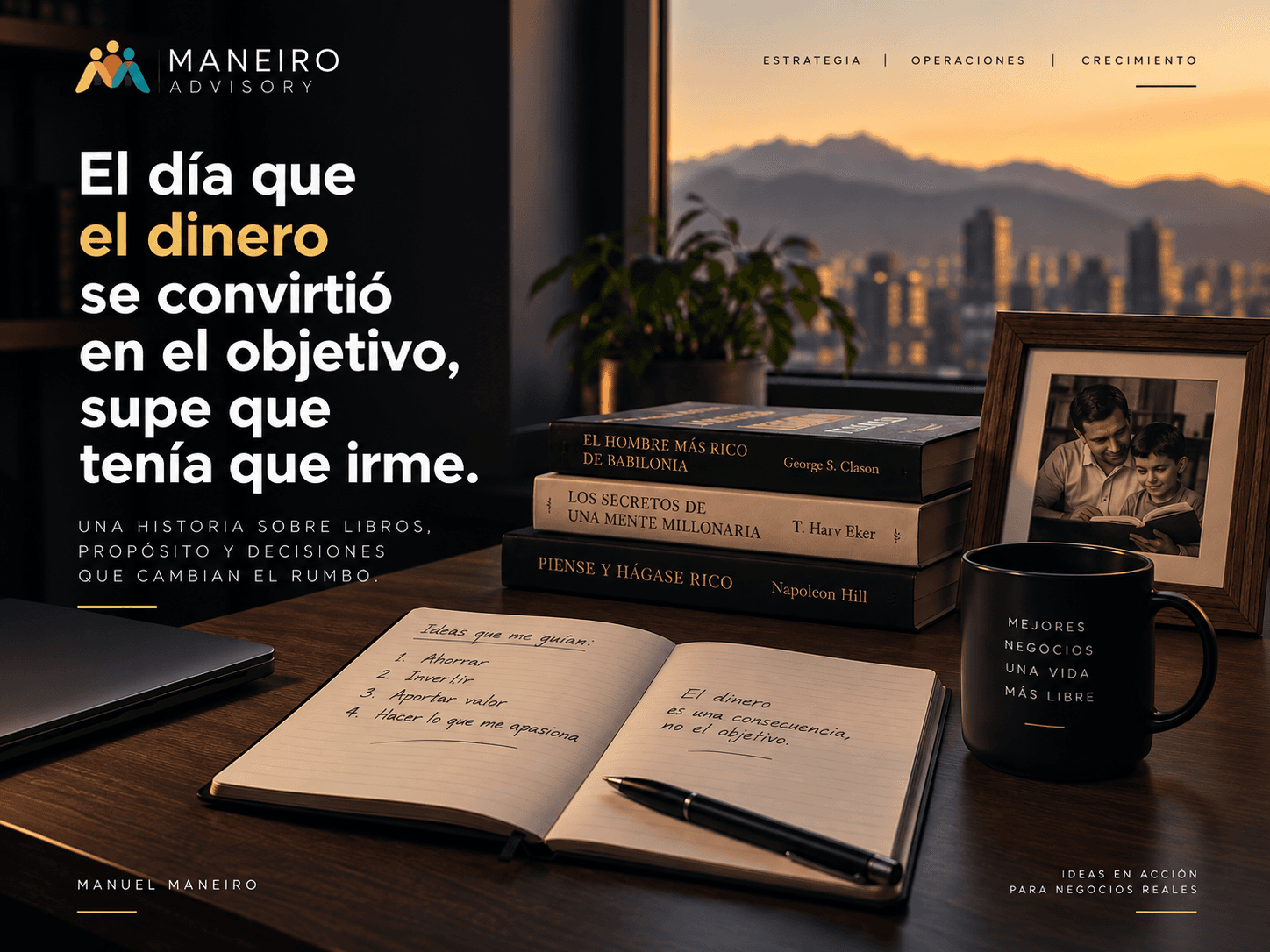 La pasión es mas importante que el dinero.